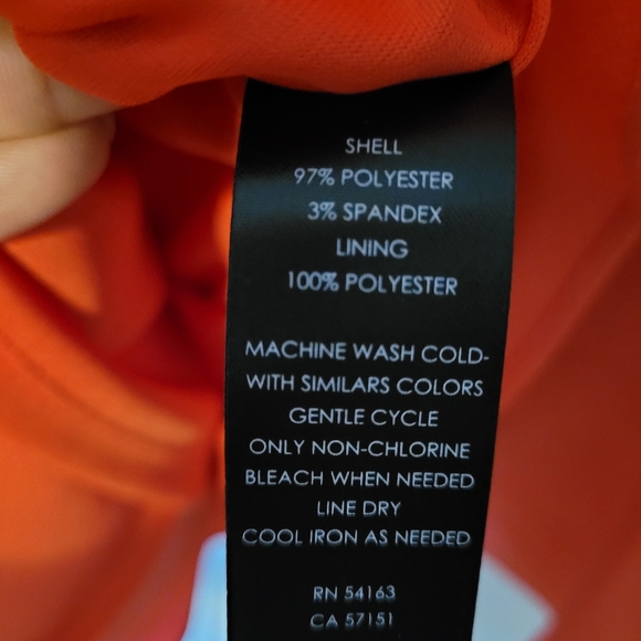 Coral Cocktail Dress - Picture 5 of 10